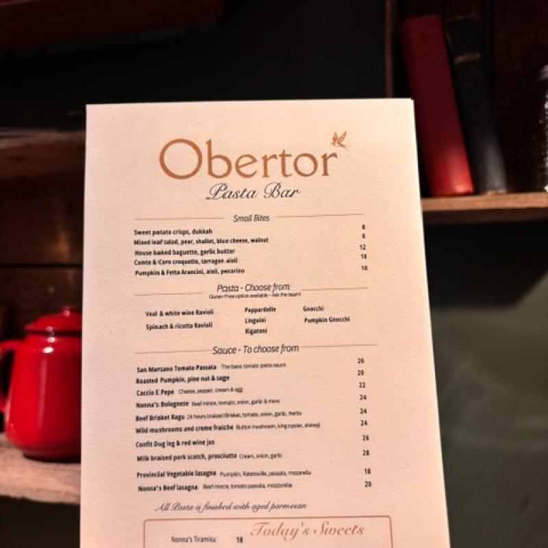 Obertor Provedore & Pasta Bar