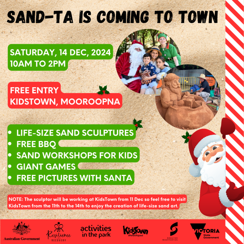 SAND-TA Is Coming to Town!
