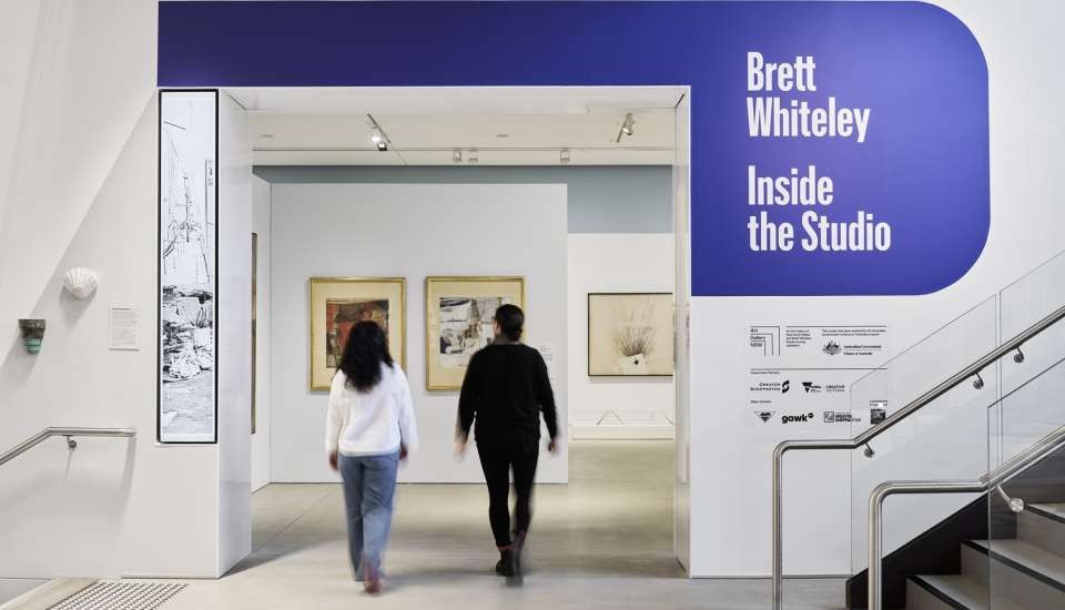 SAM Brett Whiteley Inside the Studio installation view Photo by Leon Schoots - 2