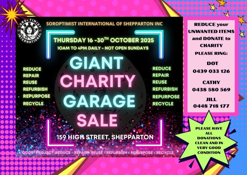Giant Charity Garage Sale