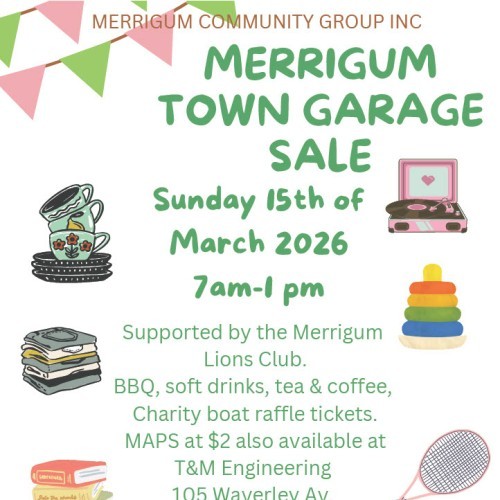 Merrigum Town Garage Sale