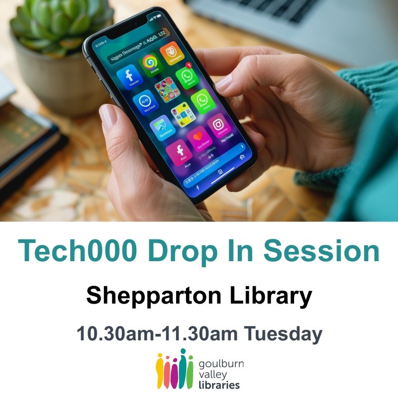 Tech 000 Drop In Session - Tech Help at Shepparton Library