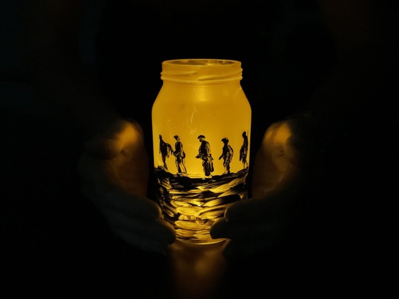  CrAfter Dark at Shepparton Library - Luminary Jars