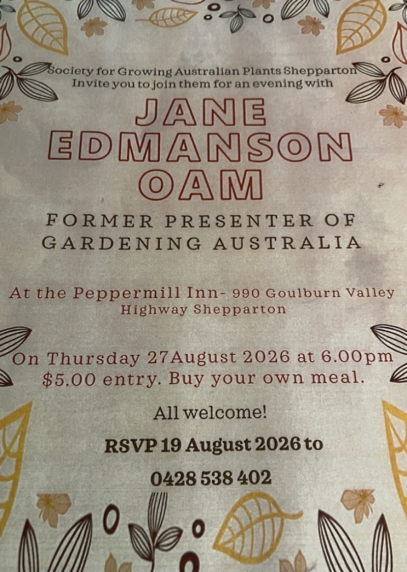 An Evening with Jane Edmanson OAM